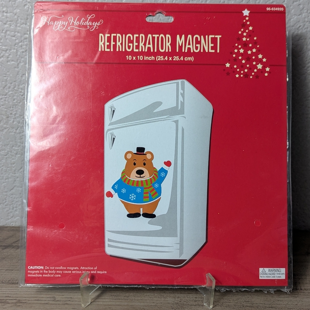 Momentum Brands Christmas Refrigerator Magnet Christmas Bear